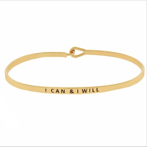 CHICBOMB Jewelry - I CAN & I WILL  Dainty Bracelet